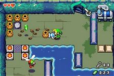 une photo d'Ã©cran de The Legend of Zelda - The Minish Cap sur Nintendo Game Boy Advance